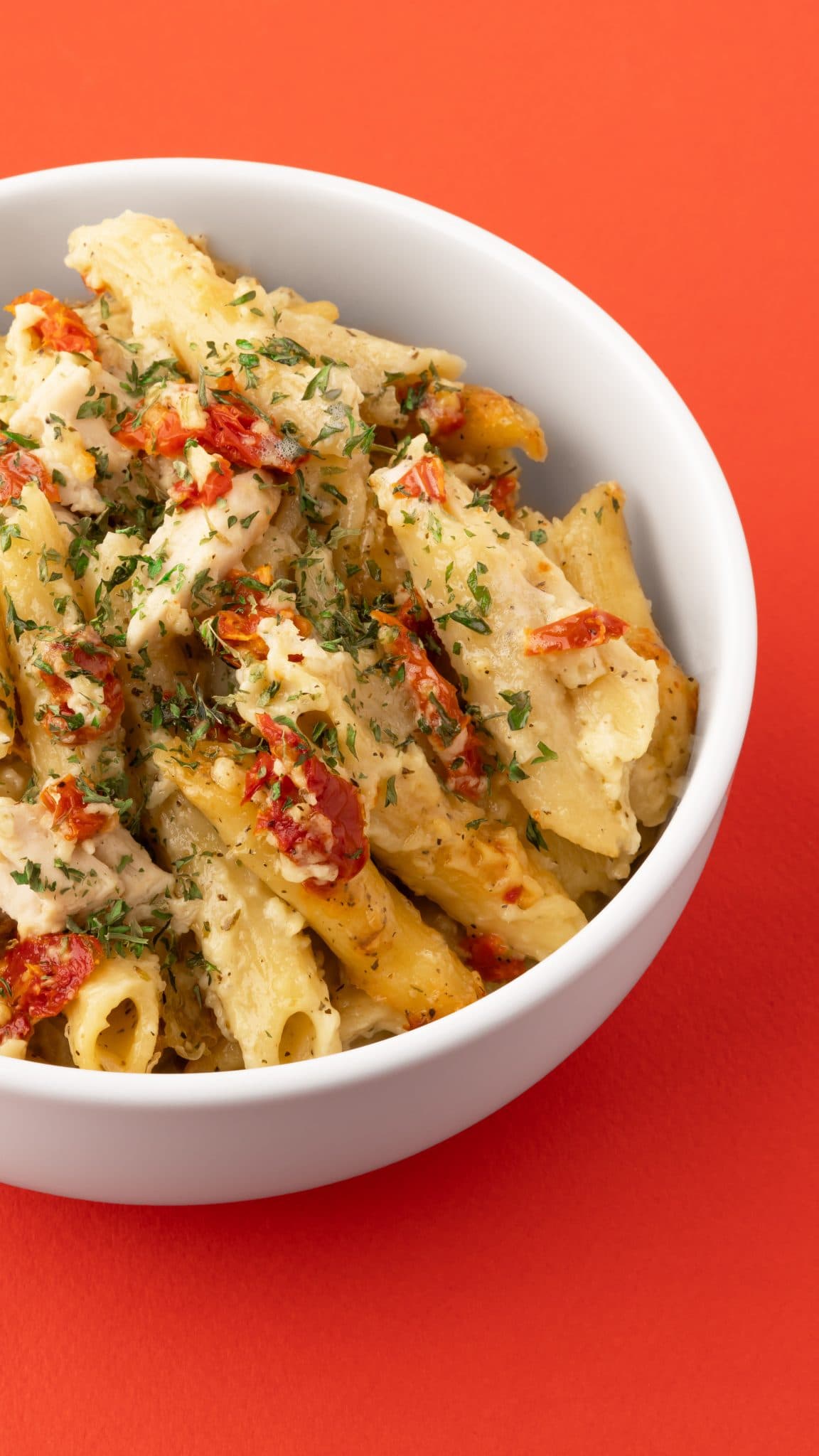 Sun-dried tomato pasta